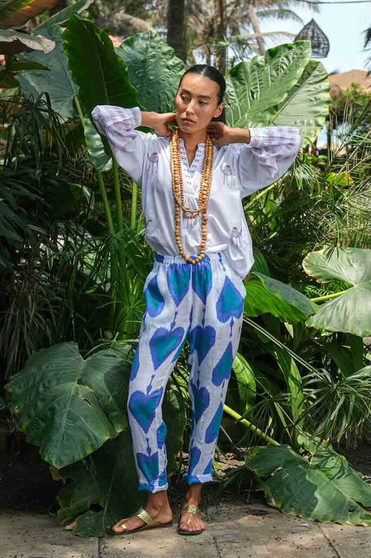 Amber Hose Petrol 2 - Nimo with Love: schmaler Schnitt, Taschen, iKat Petrol