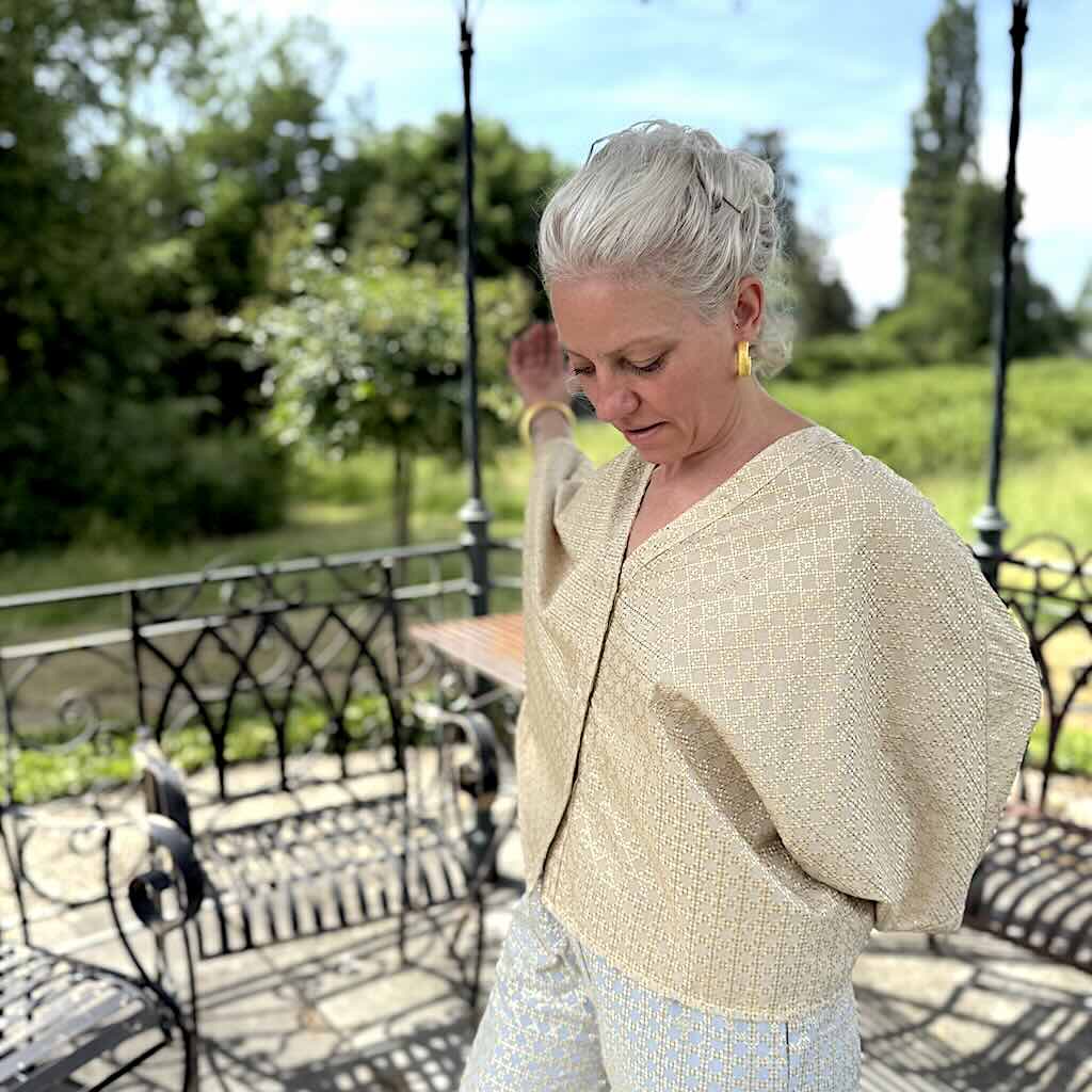 Cross jacket beige - Kori