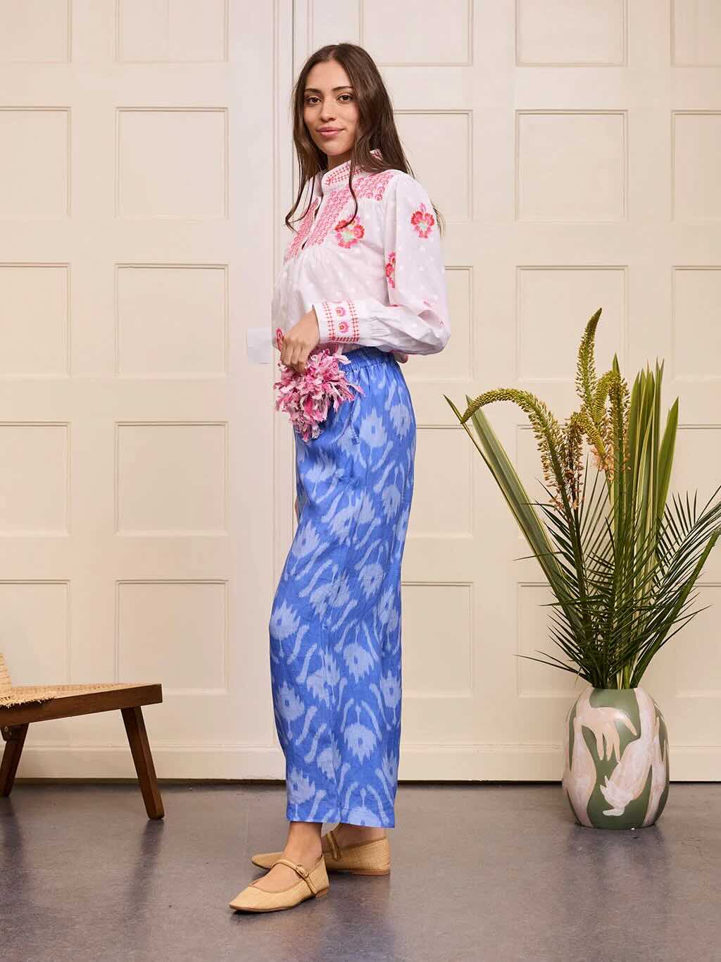 Fennel Hose iKat blau 5 - Nimo with Love: weiterer Schnitt, Taschen, 7/8 Länge