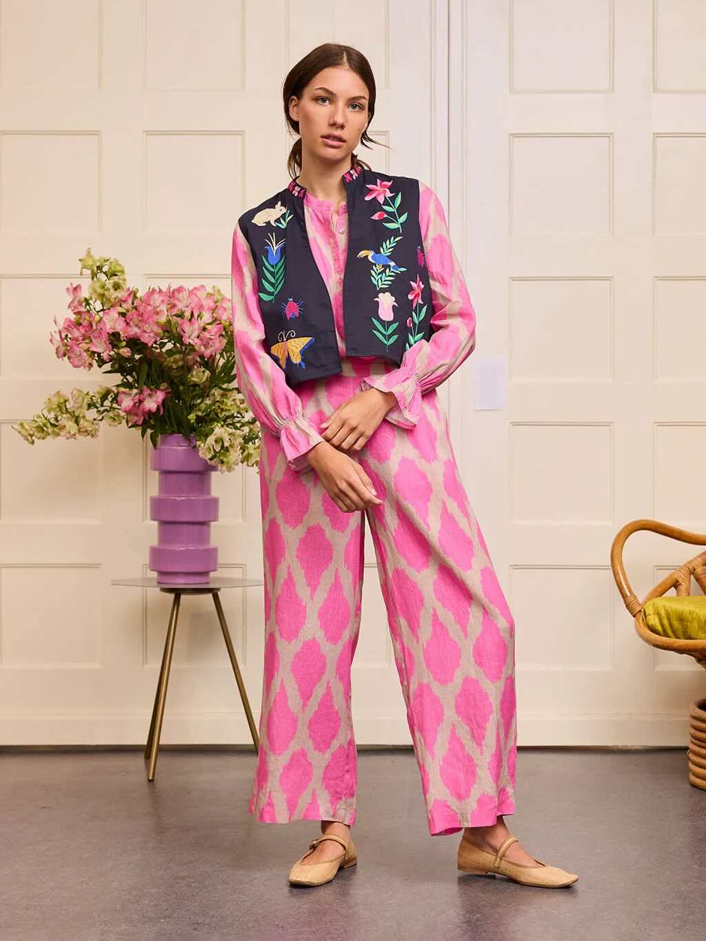 Fennel Hose iKat pink 4 - Nimo with Love: weiterer Schnitt, Taschen, 7/8 Länge