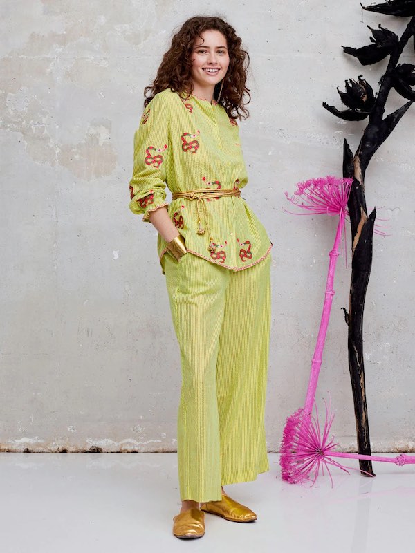 Fennel Hose Lime 4 - Nimo with Love: weiterer Schnitt, Taschen, 7/8 Länge