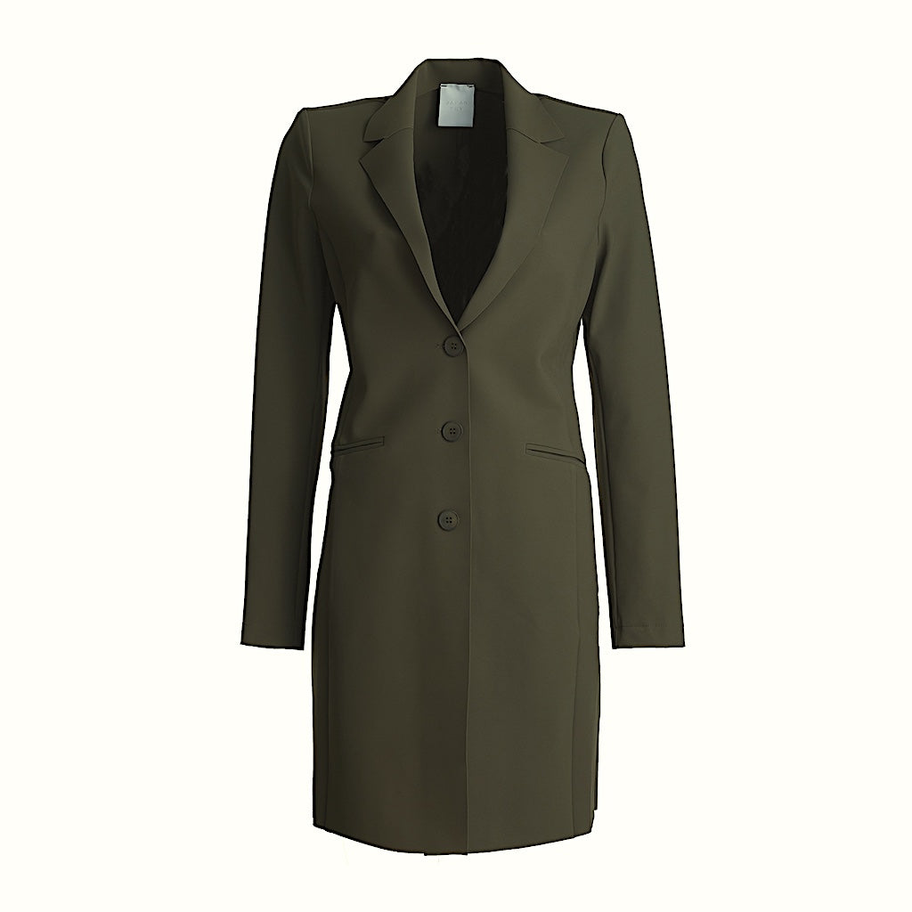 Luna Army Green - Japan TKY: Eleganter Gehrock Army Green, atnungsaktiv, knitterfrei