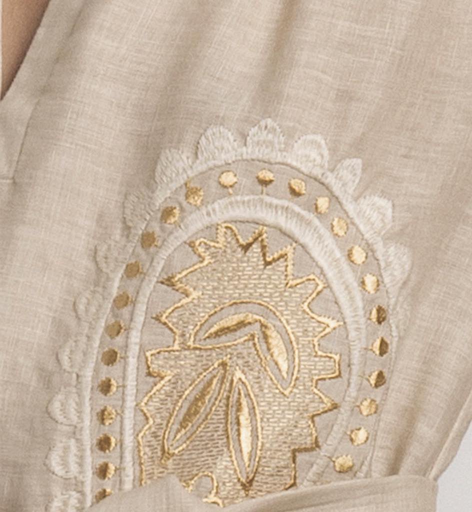 Paisley Kleid Sand - Kori: Farbmuster