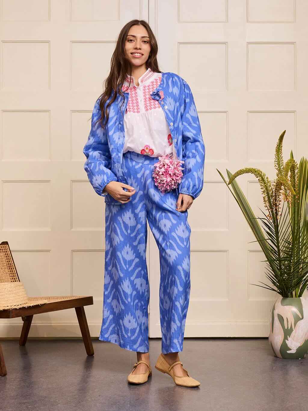 Fennel Hose iKat blau 3 - Nimo with Love: weiterer Schnitt, Taschen, 7/8 Länge
