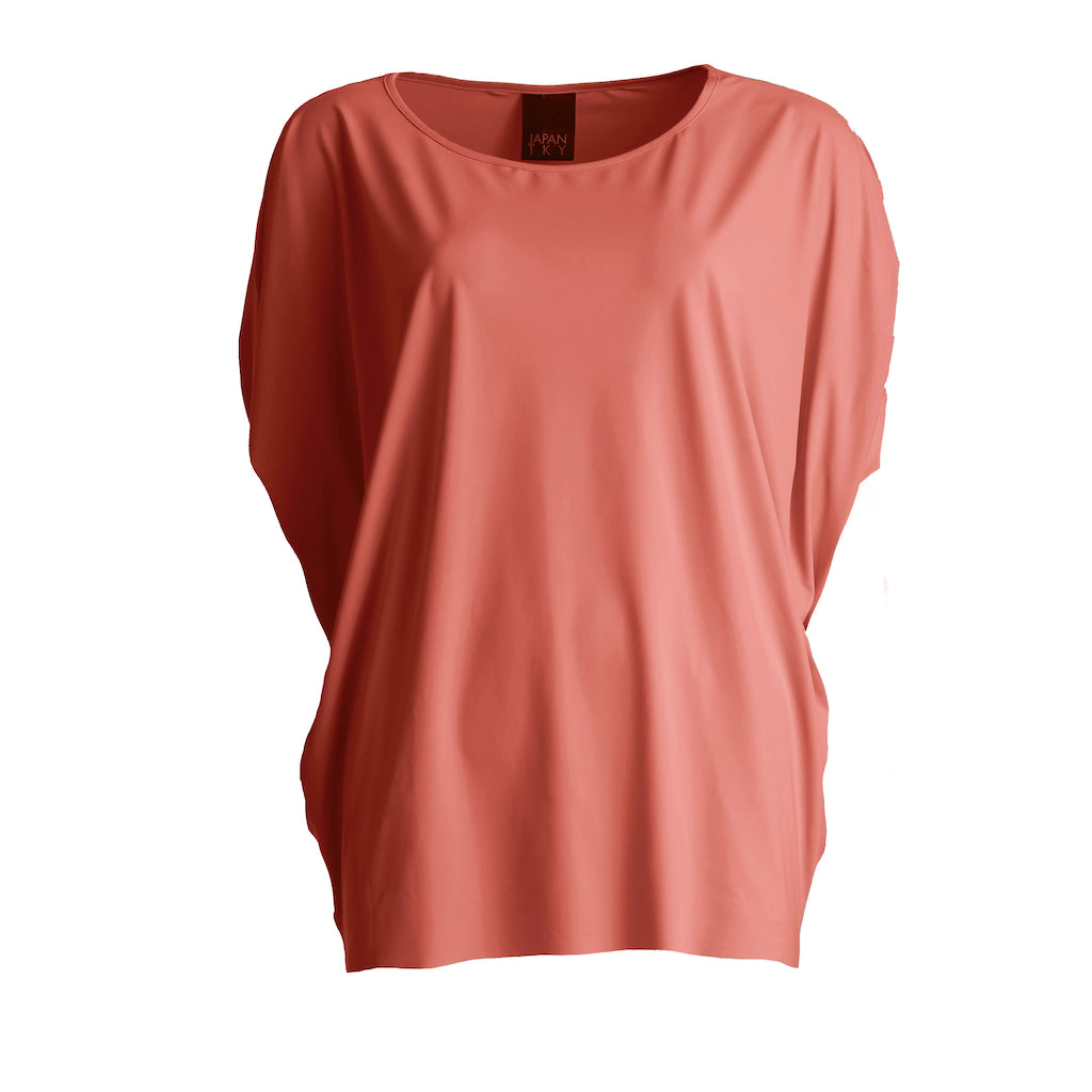Paly Top coral - Japan TKY: ärmelloses Top, Rundhals, 3 Farben