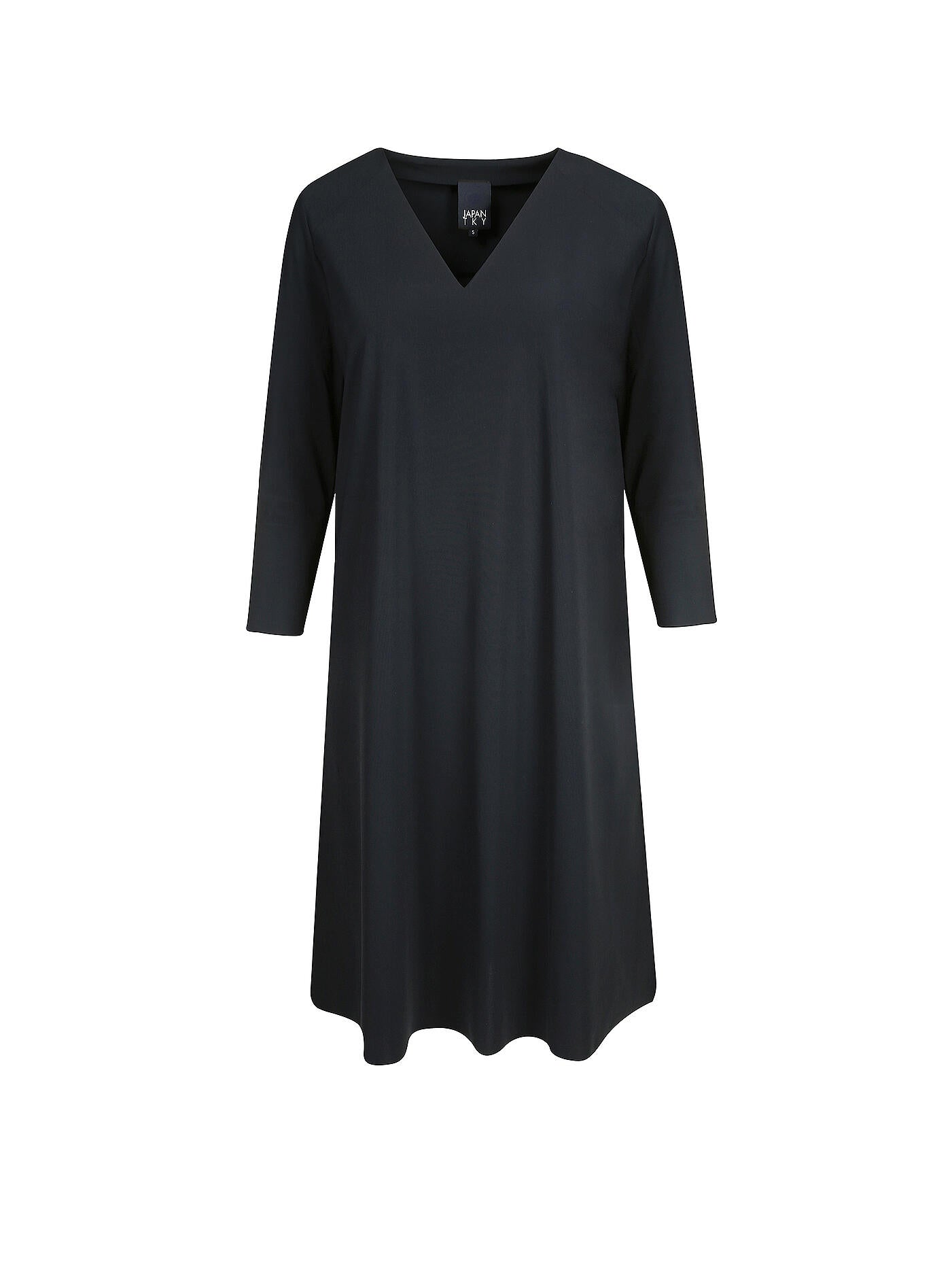 Zeya Dress JapanTKY: Kleid, Ärmel, V-Ausschnitt